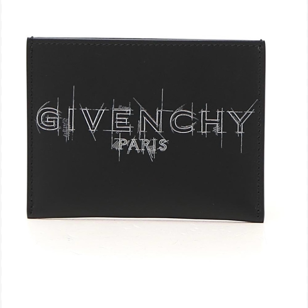 Givenchy Black Leather Card Holder